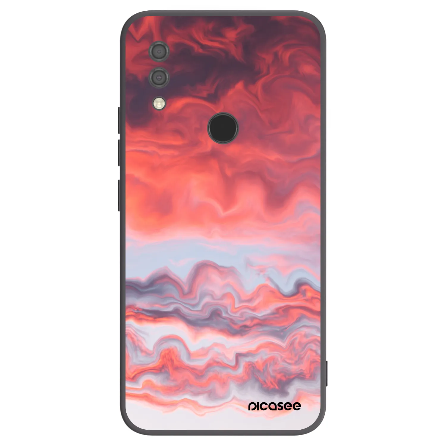 Picasee silikonski črni ovitek za Xiaomi Redmi 7 - Sunset