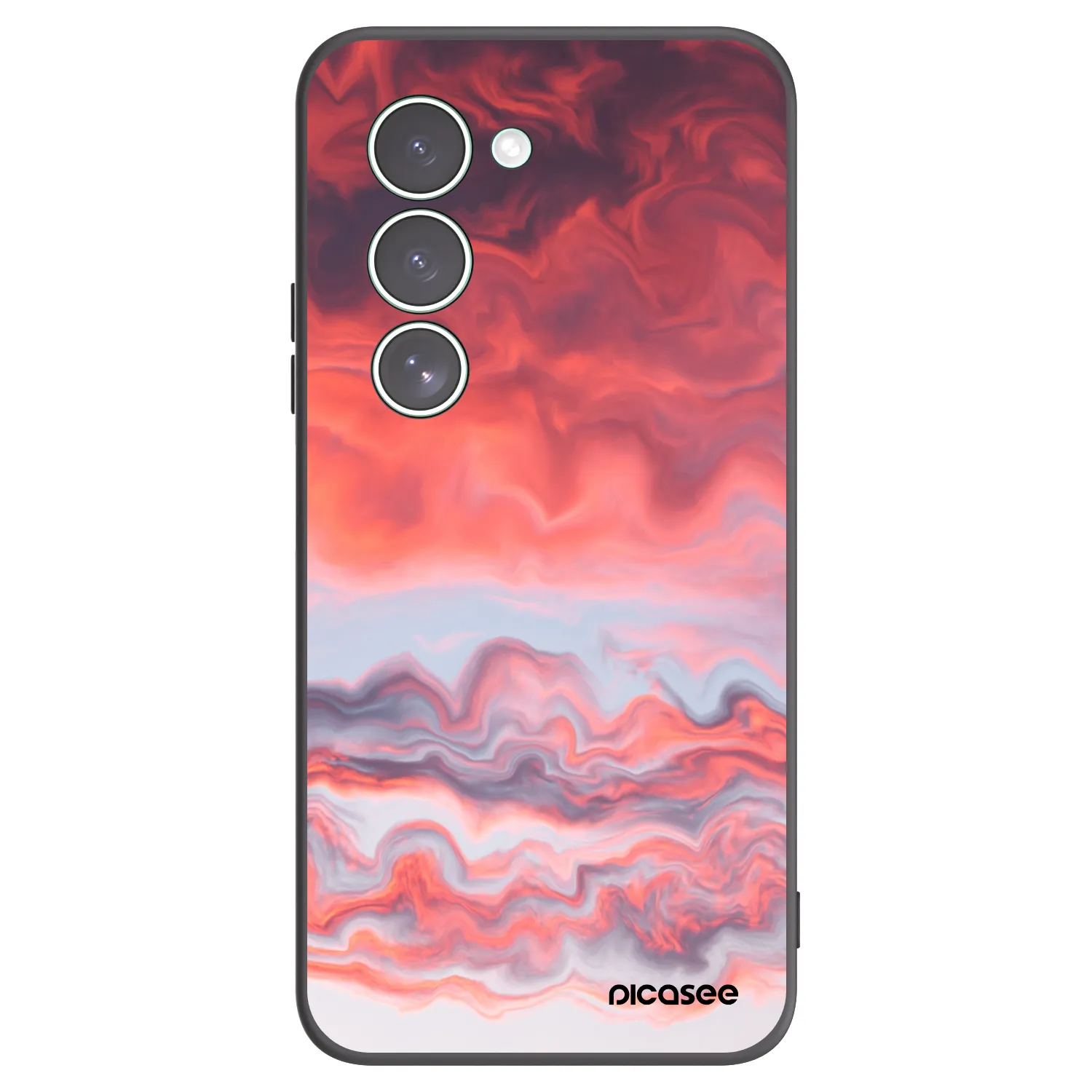 Picasee silikonski črni ovitek za Xiaomi Redmi 15 5G - Sunset