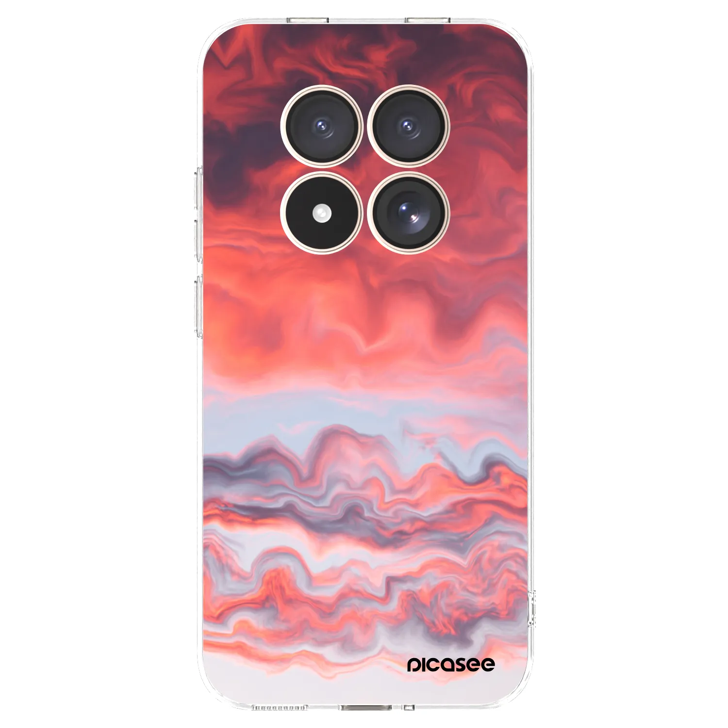 Picasee silikonski prozorni ovitek za Xiaomi Redmi Note 15 Pro 4G - Sunset