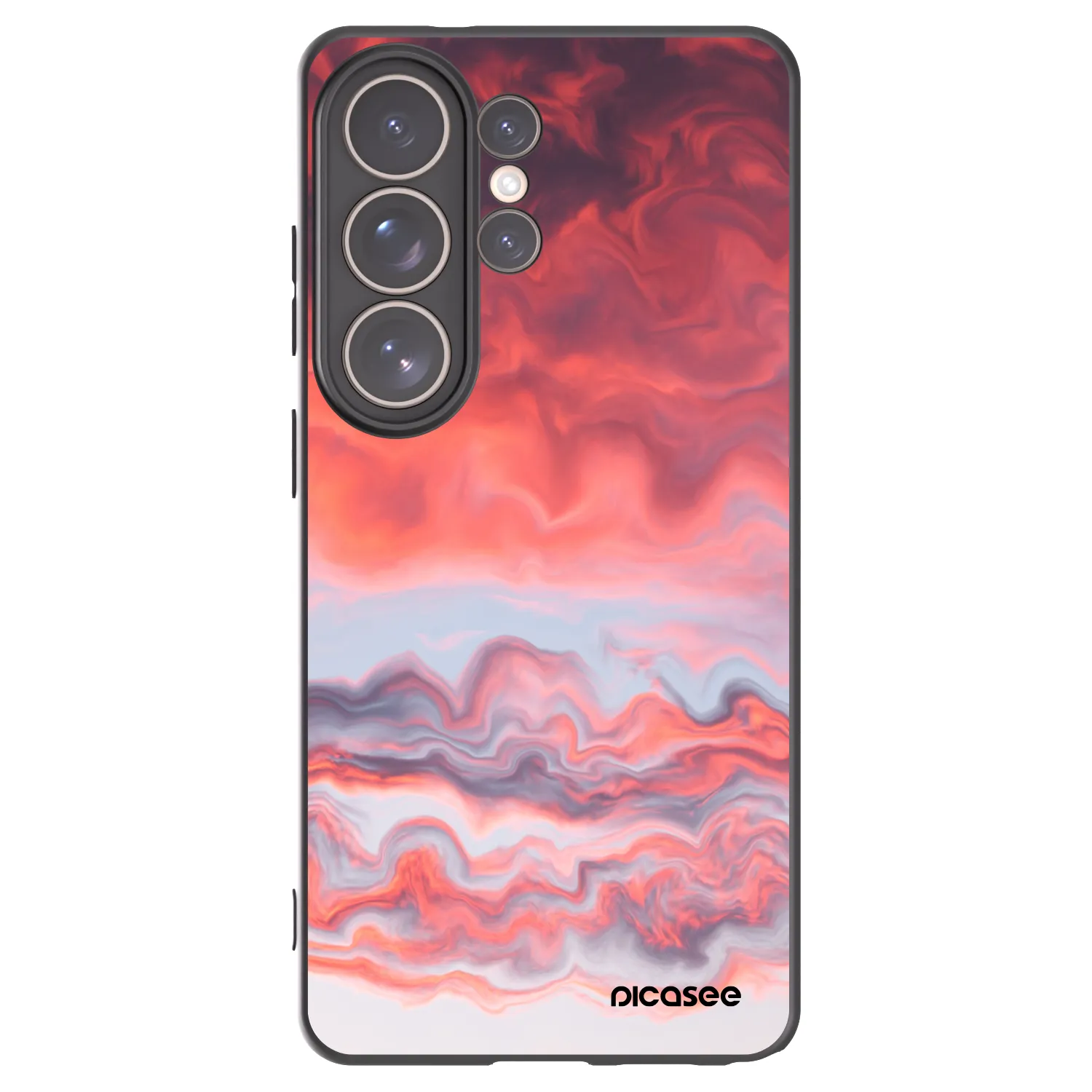 Picasee silikonski črni ovitek za Samsung Galaxy S26 Ultra - Sunset