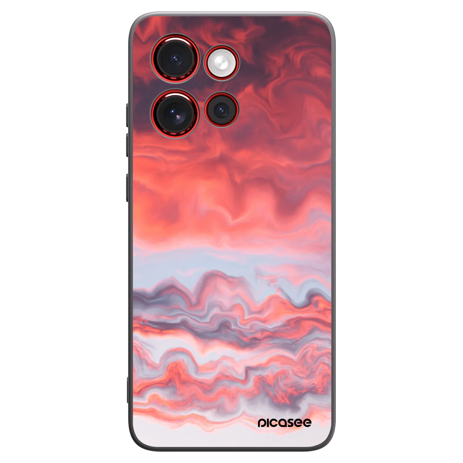 Picasee silikonski črni ovitek za Motorola Edge 60 Neo 5G - Sunset
