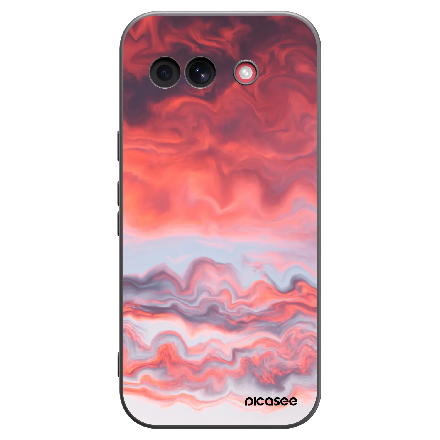 Picasee silikonski črni ovitek za Google Pixel 10a - Sunset