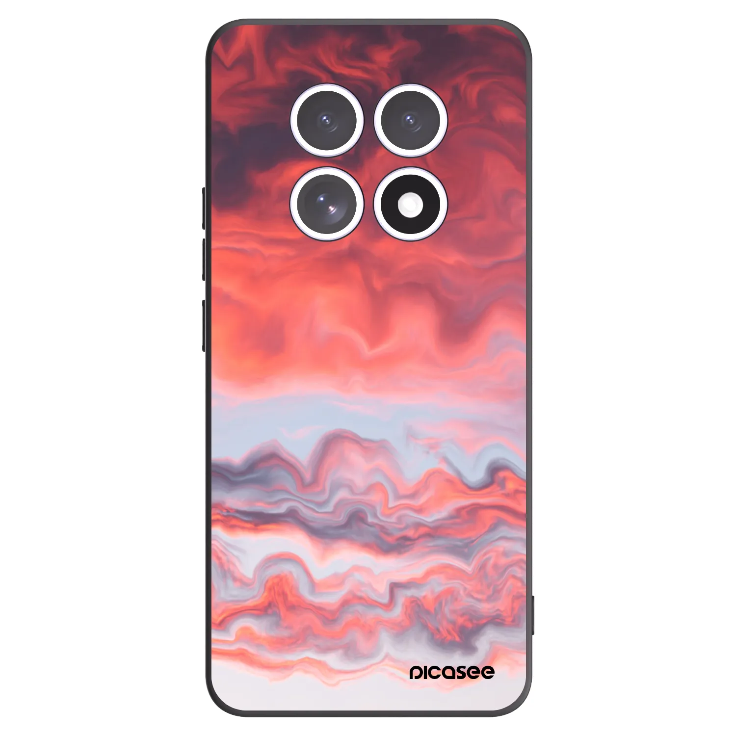 Picasee silikonski črni ovitek za Xiaomi Redmi Note 15 5G - Sunset