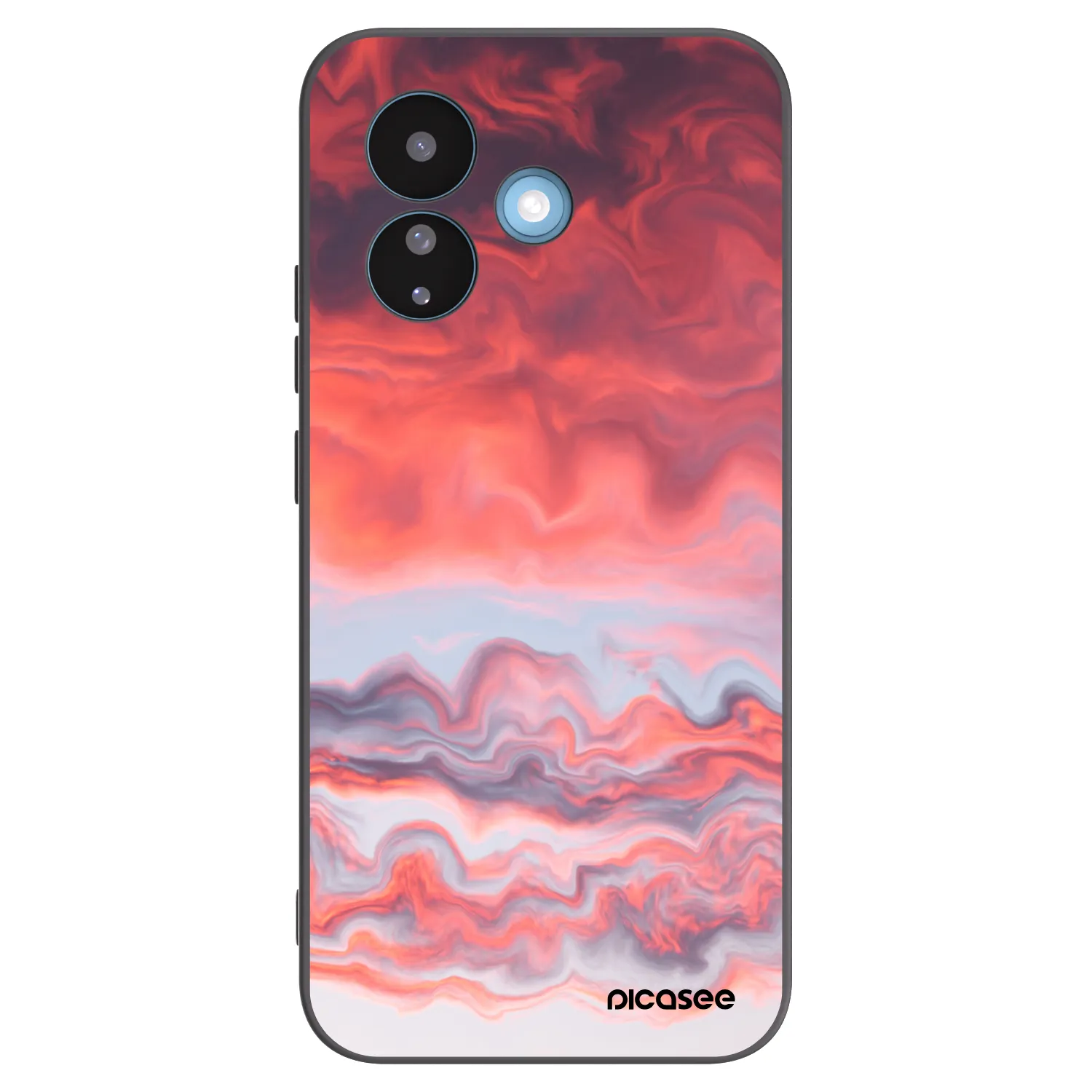 Picasee silikonski črni ovitek za Xiaomi Redmi Note 17 Pro 5G - Sunset