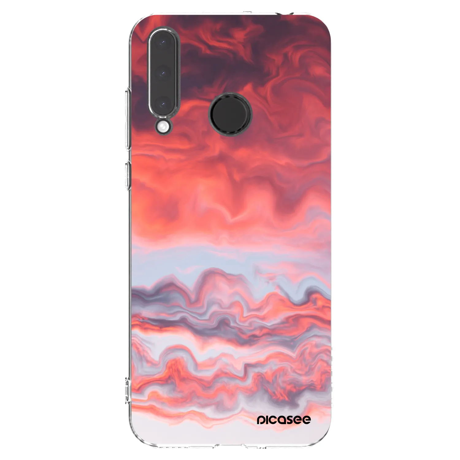 Picasee silikonski prozorni ovitek za Honor 20 Lite - Sunset