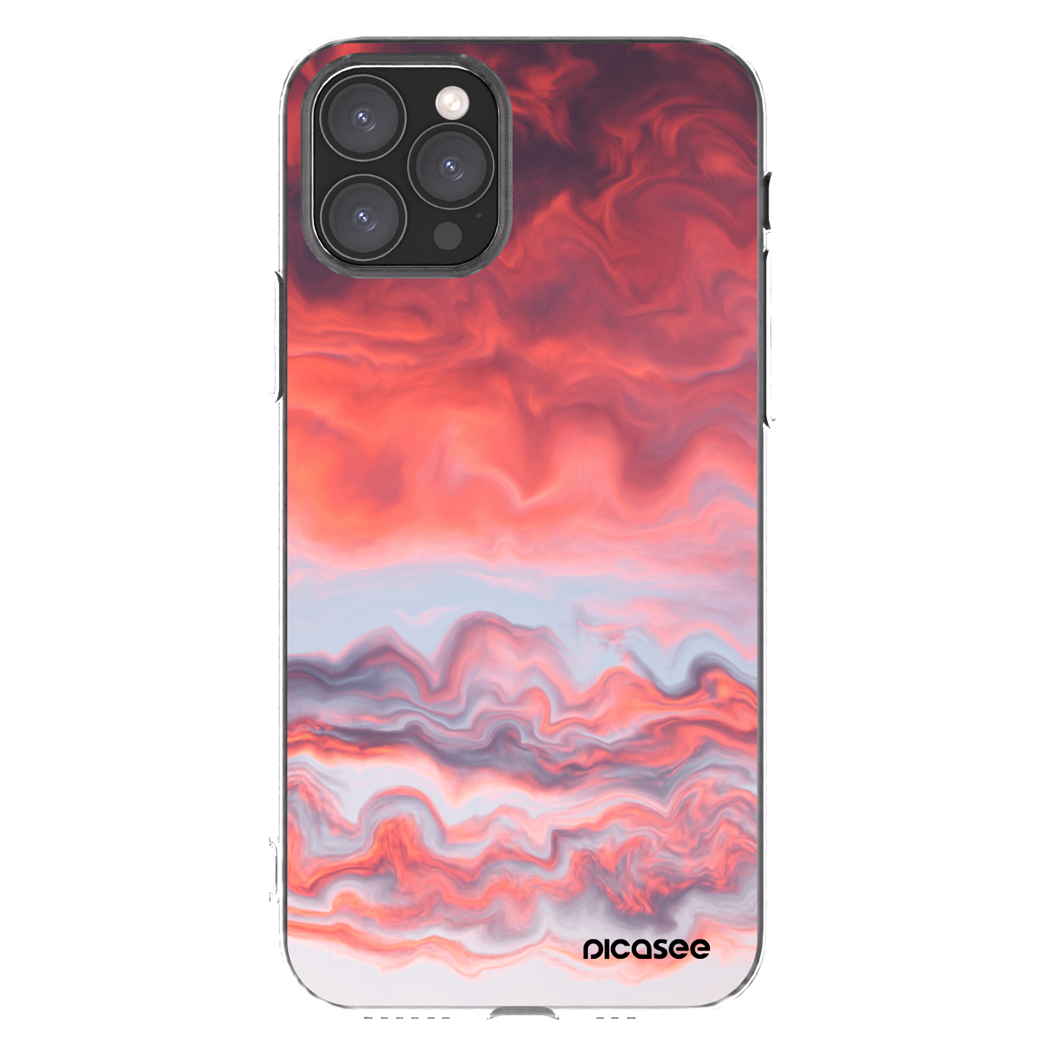 Picasee silikonski prozorni ovitek za Apple iPhone 11 Pro - Sunset