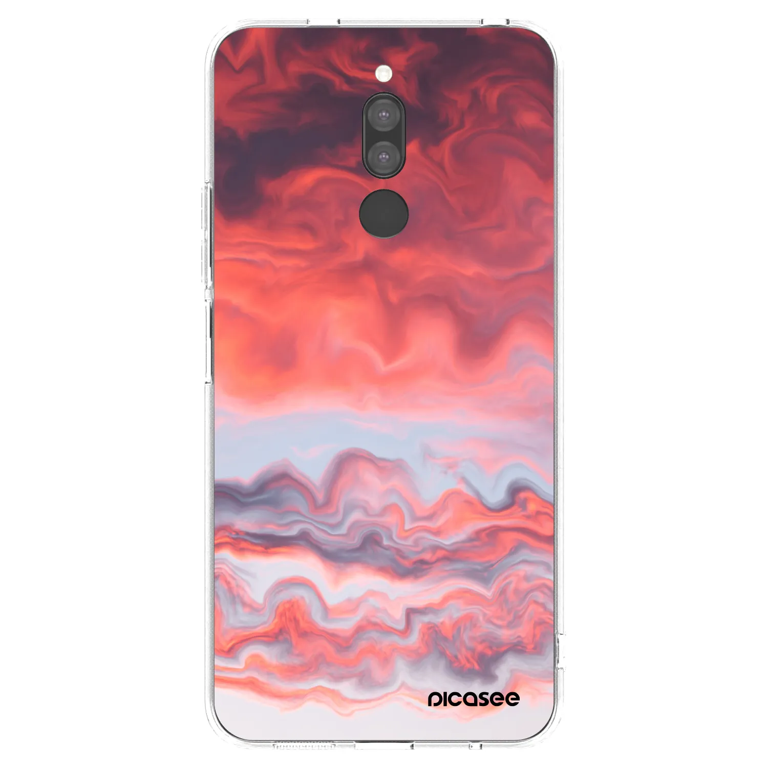 Picasee silikonski prozorni ovitek za Xiaomi Redmi 8 - Sunset
