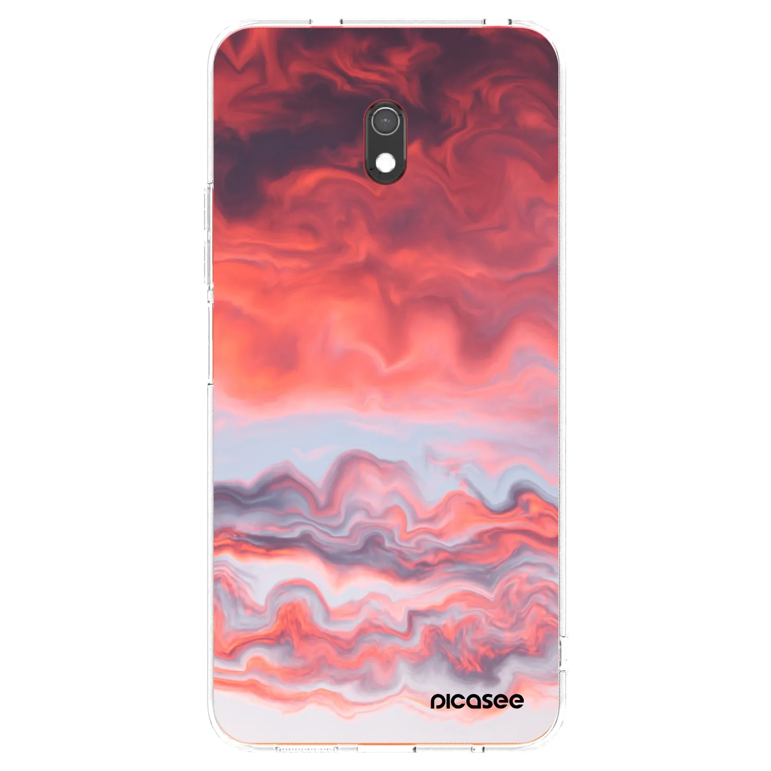 Picasee silikonski prozorni ovitek za Xiaomi Redmi 8A - Sunset