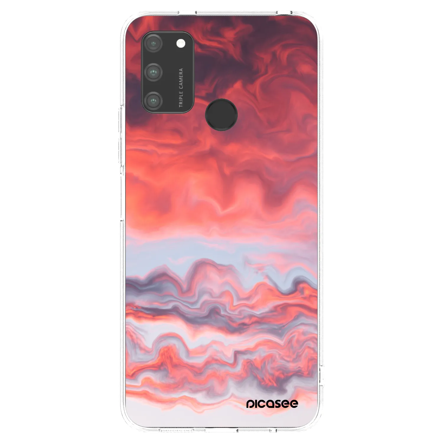 Picasee silikonski prozorni ovitek za Honor 9A - Sunset
