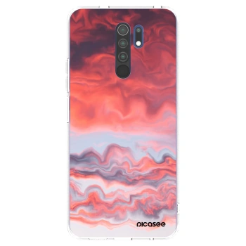 Picasee silikonski prozorni ovitek za Xiaomi Redmi 9 - Sunset