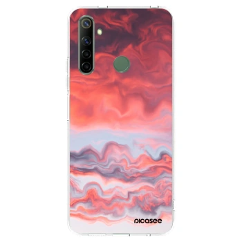 Picasee silikonski prozorni ovitek za Realme 6i - Sunset