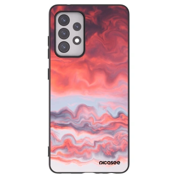 Picasee silikonski črni ovitek za Samsung Galaxy A52 5G A525F - Sunset