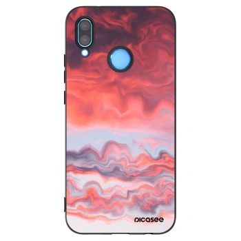 Picasee silikonski črni ovitek za Huawei P20 Lite - Sunset