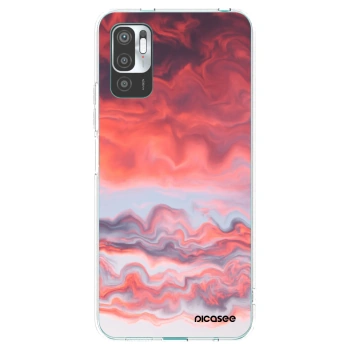 Picasee silikonski prozorni ovitek za Xiaomi Redmi Note 10 5G - Sunset