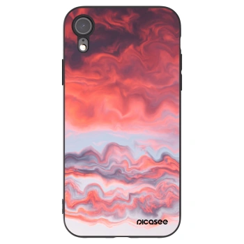 Picasee silikonski črni ovitek za Apple iPhone XR - Sunset