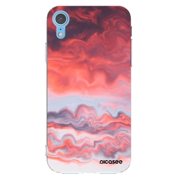 Picasee silikonski prozorni ovitek za Apple iPhone XR - Sunset