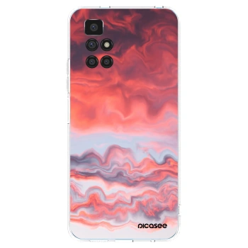 Picasee silikonski prozorni ovitek za Xiaomi Redmi 10 - Sunset