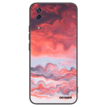 Picasee silikonski črni ovitek za Vivo Y11s - Sunset