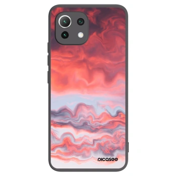 Picasee silikonski črni ovitek za Xiaomi 11 Lite 5G NE - Sunset