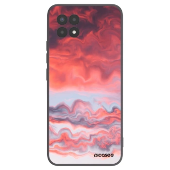 Picasee silikonski črni ovitek za Realme 8i - Sunset