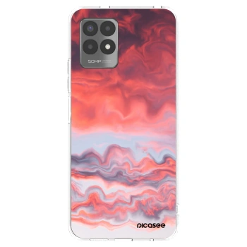 Picasee silikonski prozorni ovitek za Realme 8i - Sunset