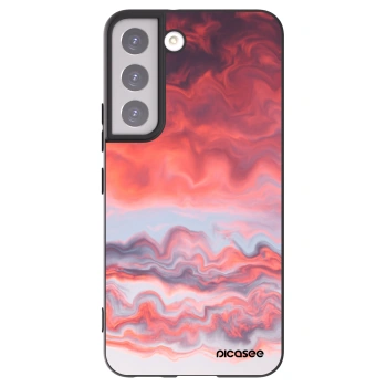 Picasee silikonski črni ovitek za Samsung Galaxy S22 5G - Sunset