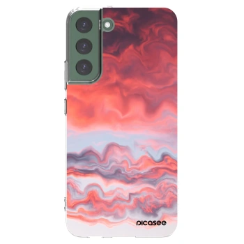 Picasee silikonski prozorni ovitek za Samsung Galaxy S22+ 5G - Sunset