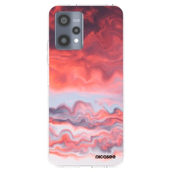 Picasee silikonski prozorni ovitek za Realme 9 Pro 5G - Sunset