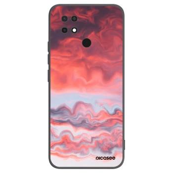 Picasee silikonski črni ovitek za Xiaomi Redmi 10C - Sunset