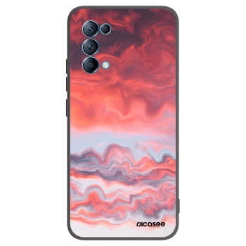 Picasee silikonski črni ovitek za OPPO Reno 5 5G - Sunset