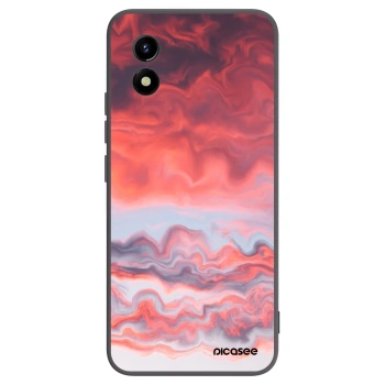 Picasee silikonski črni ovitek za Vivo Y01 - Sunset