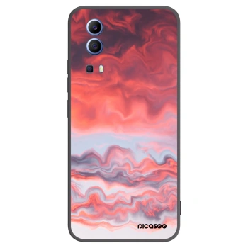 Picasee silikonski črni ovitek za Vivo Y52 5G - Sunset