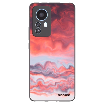 Picasee silikonski črni ovitek za Xiaomi 12T Pro - Sunset