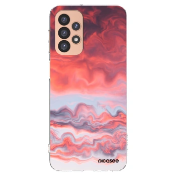 Picasee silikonski prozorni ovitek za Samsung Galaxy A23 A236B 5G - Sunset