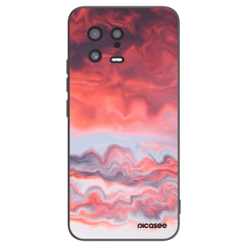 Picasee silikonski črni ovitek za Xiaomi 13 - Sunset