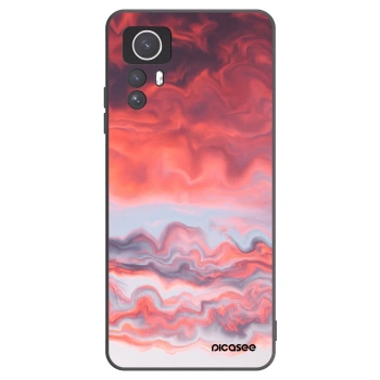 Picasee silikonski črni ovitek za Xiaomi Redmi Note 12S - Sunset
