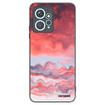 Picasee silikonski črni ovitek za Xiaomi Redmi Note 12 4G - Sunset