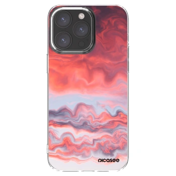 Picasee silikonski prozorni ovitek za Apple iPhone 15 Pro Max - Sunset