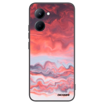 Picasee silikonski črni ovitek za Realme C33 (2023) - Sunset