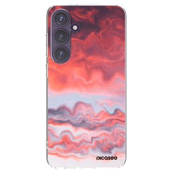 Picasee silikonski prozorni ovitek za Samsung Galaxy S24+ S926B 5G - Sunset