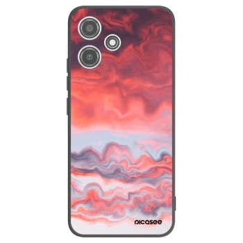 Picasee silikonski črni ovitek za Xiaomi Redmi 12 5G - Sunset