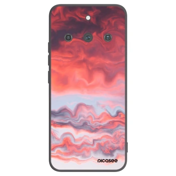 Picasee silikonski črni ovitek za Realme 11 Pro+ - Sunset
