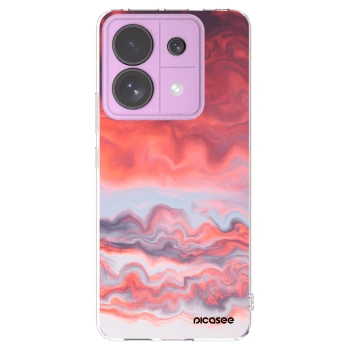 Picasee silikonski prozorni ovitek za Xiaomi Redmi Note 13 Pro 5G - Sunset