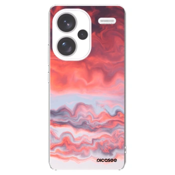 Picasee silikonski prozorni ovitek za Xiaomi Redmi Note 13 Pro+ 5G - Sunset