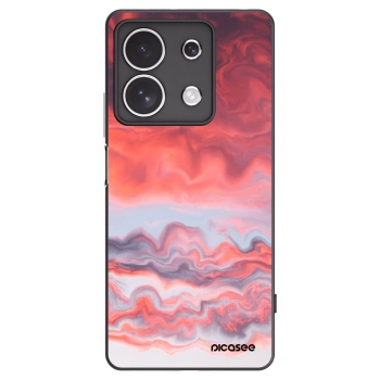 Picasee silikonski črni ovitek za Xiaomi Redmi Note 13 4G - Sunset