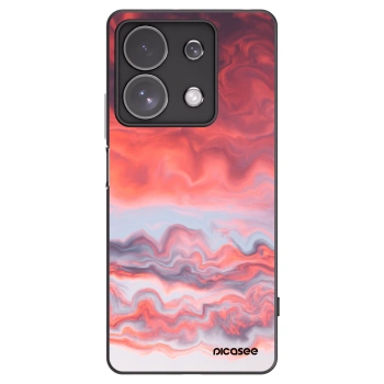 Picasee silikonski črni ovitek za Xiaomi Redmi Note 13 Pro 4G - Sunset