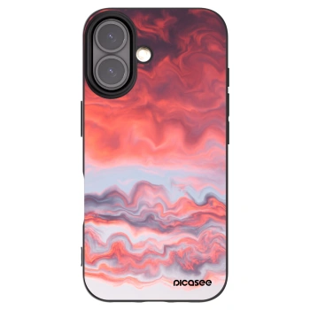 Picasee silikonski črni ovitek za Apple iPhone 16 - Sunset