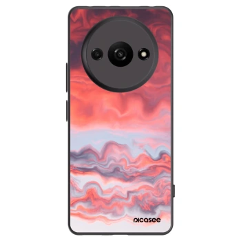 Picasee silikonski črni ovitek za Xiaomi Redmi A3 - Sunset