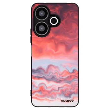 Picasee silikonski črni ovitek za Xiaomi Redmi 13 4G - Sunset