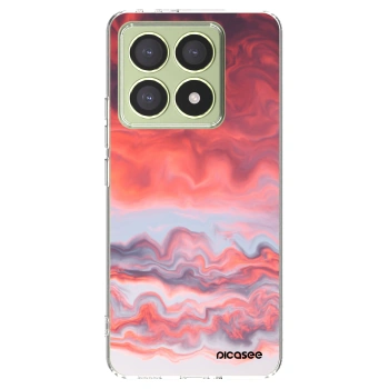 Picasee silikonski prozorni ovitek za Xiaomi 14T - Sunset
